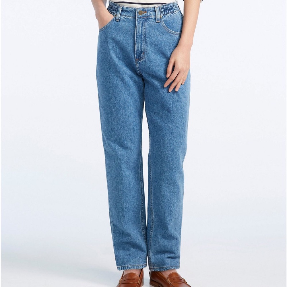 L.L. Bean High Waisted Comfort Waist Jeans